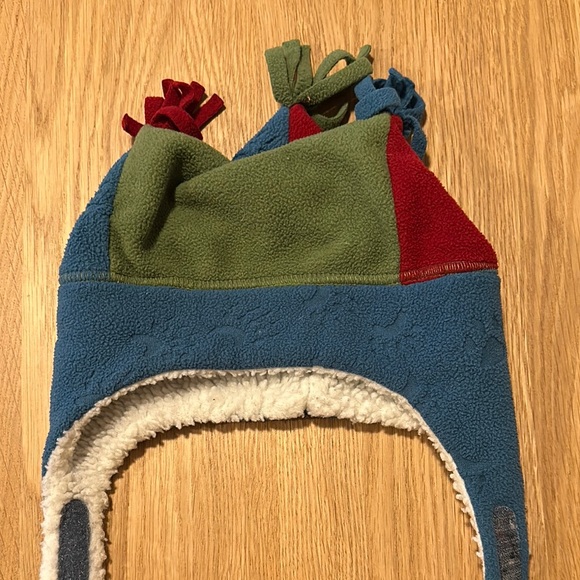 REI Multicolor Fleece Kids Hat - Picture 3 of 3